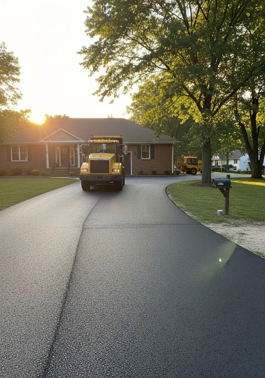 Close-up of completed work on a Muncie property showing attention to detail.